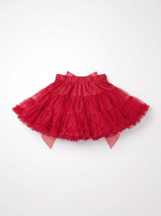 7104 Red Skirt For Girls