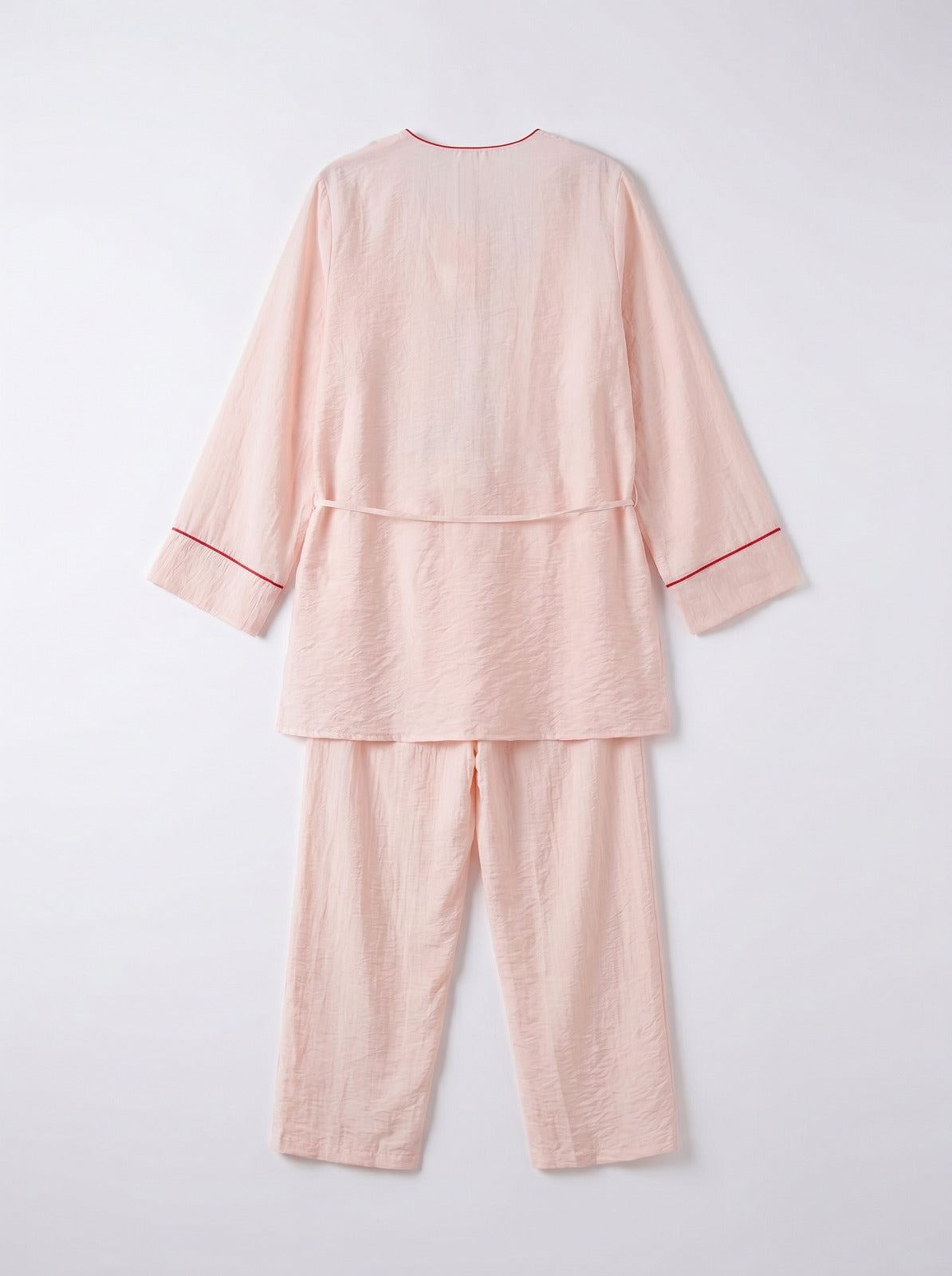 8255 Light Pink Top And Pants Set For Women