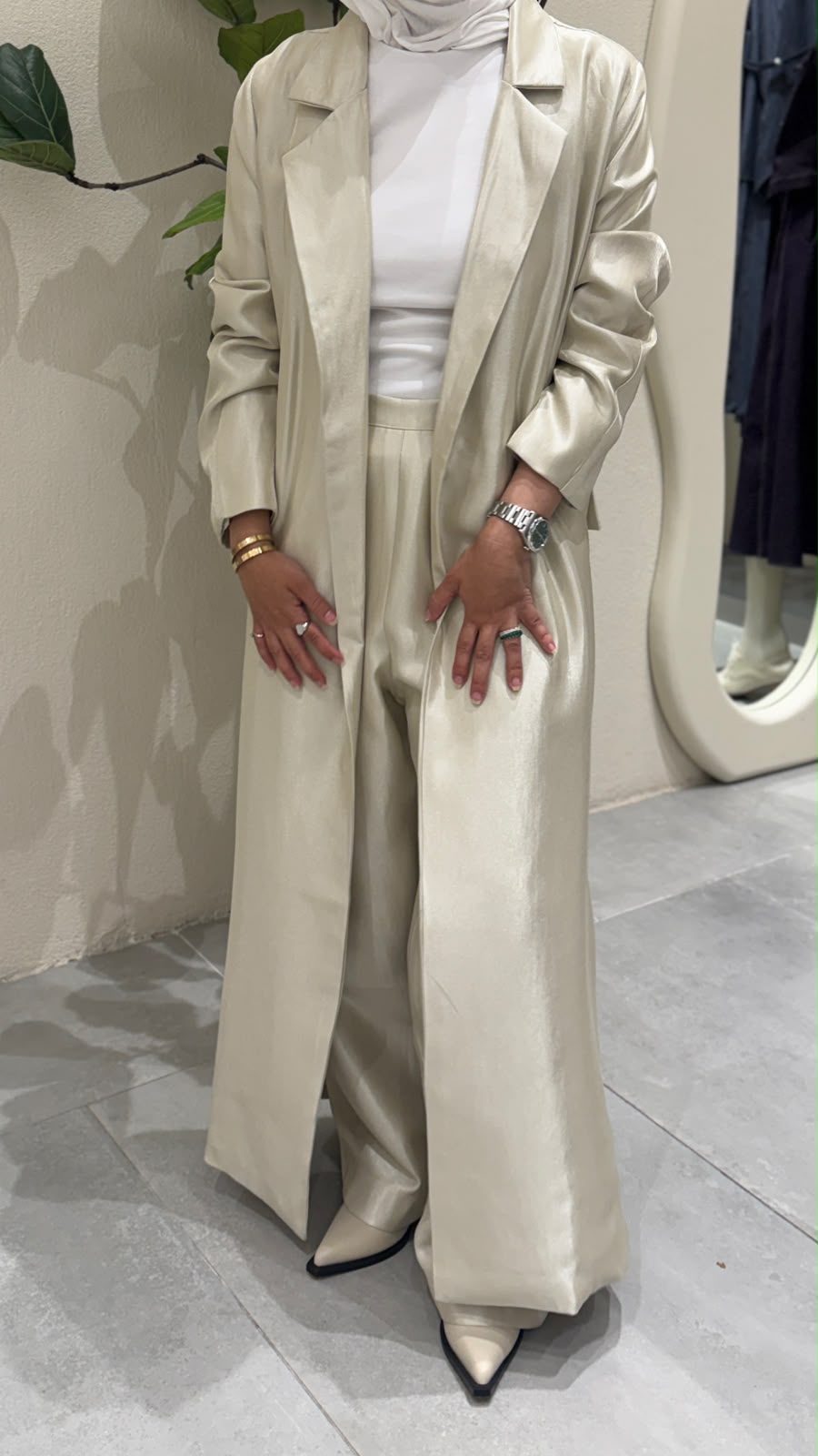 8259 Nova Light Beige Cardigan Jacket For Women