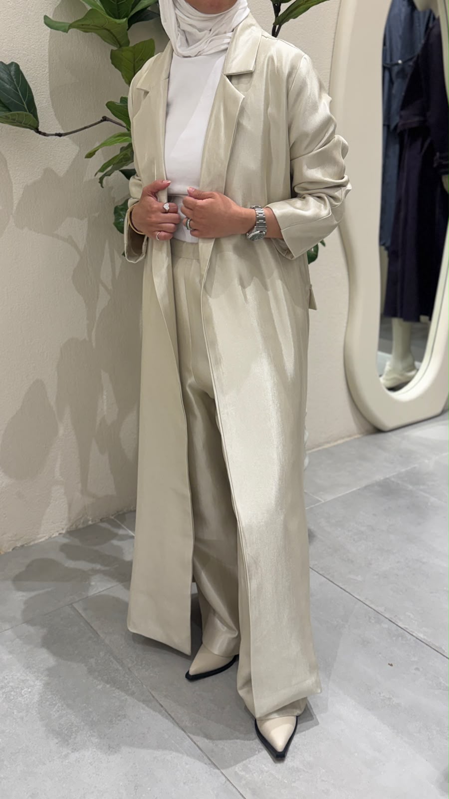 8259 Nova Light Beige Cardigan Jacket For Women