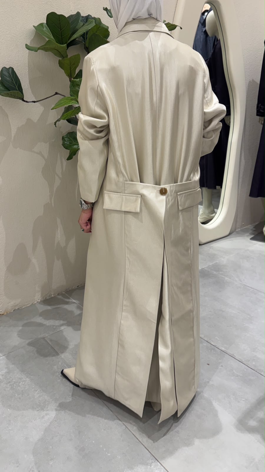 8259 Nova Light Beige Cardigan Jacket For Women