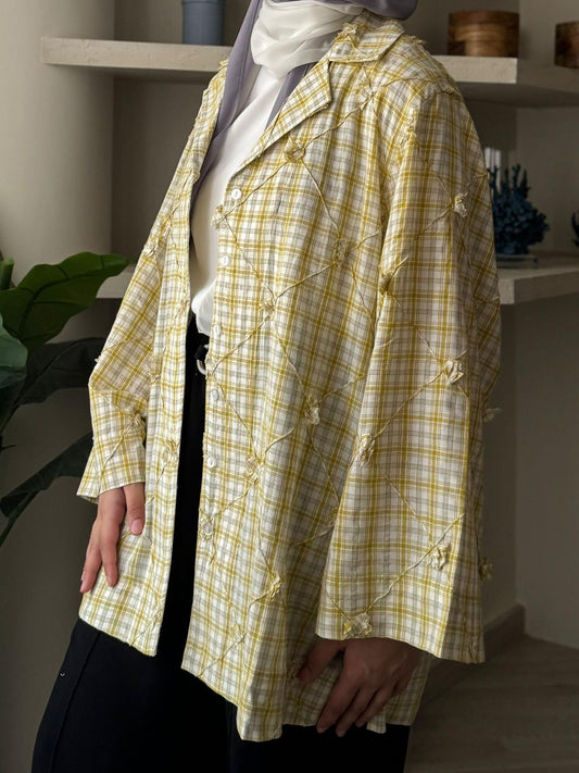 7993 Yellow Shirt For Women From Ghazel