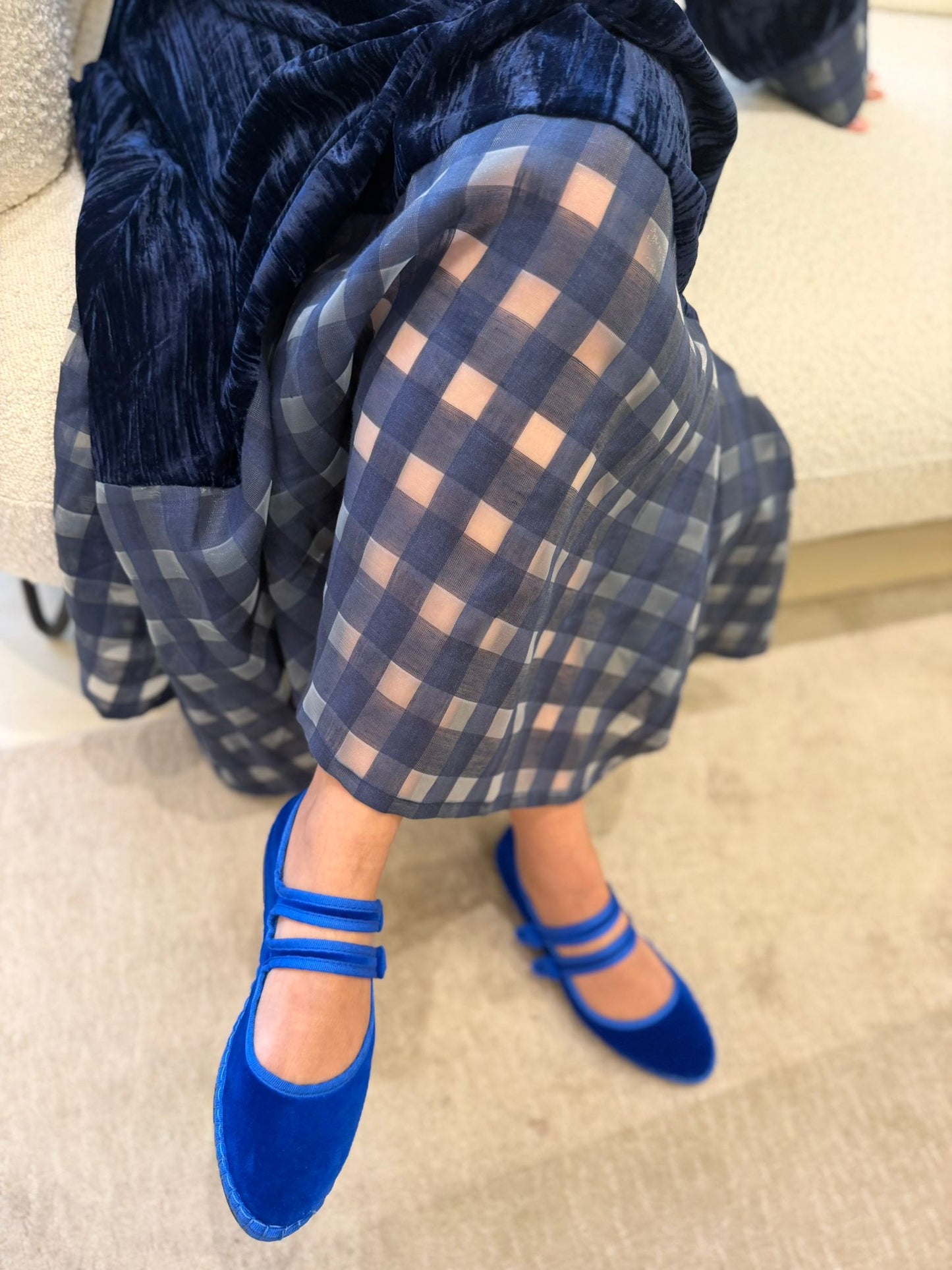 فستان صنداي ستوديو 8082 باللون الكحلي للنساء