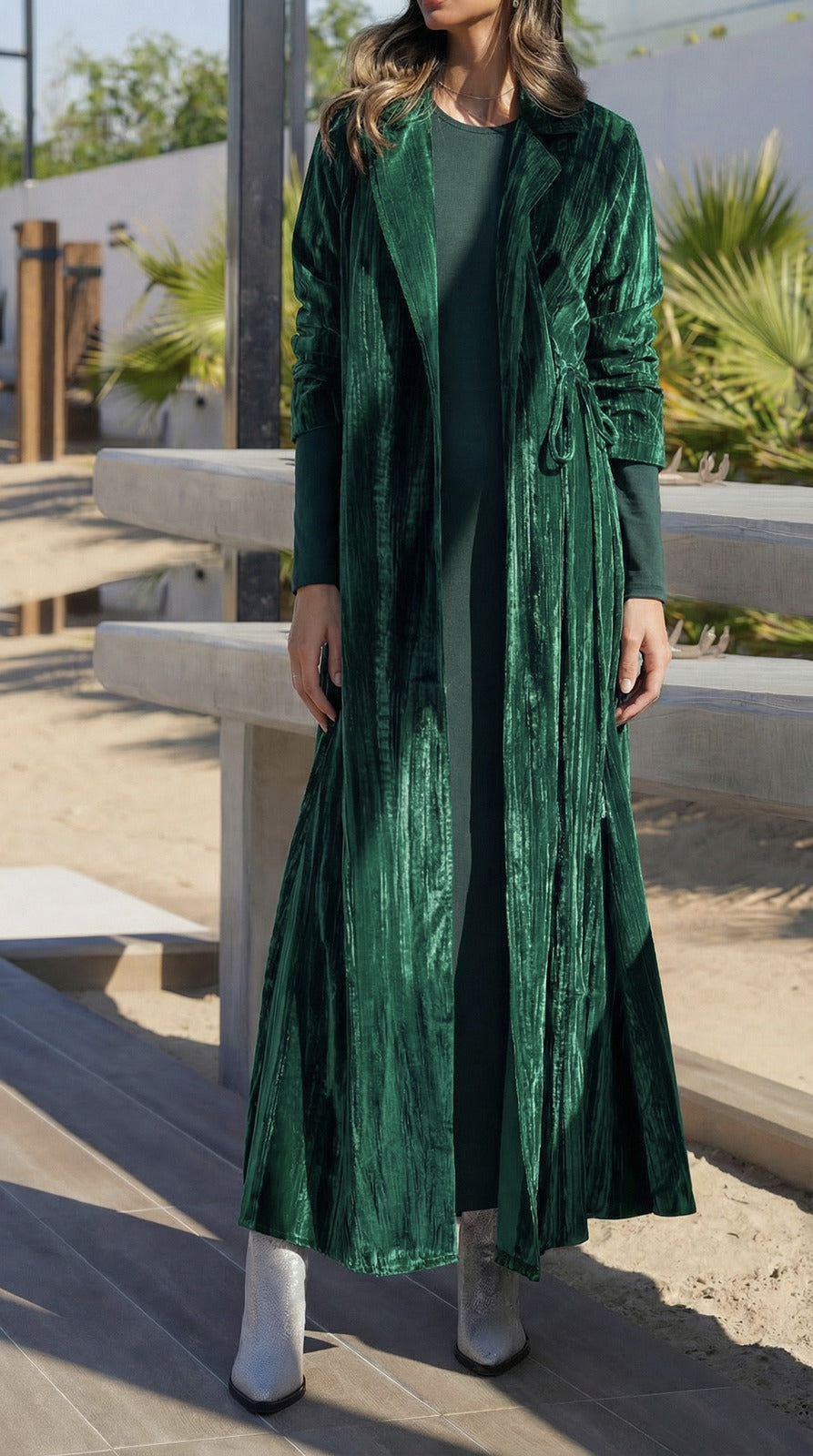 كارديجان دارا أخضر داكن 7758 للنساء