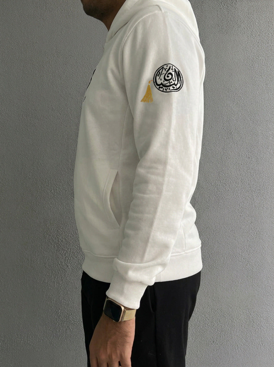 BBS Senior White Hoodie For Men
