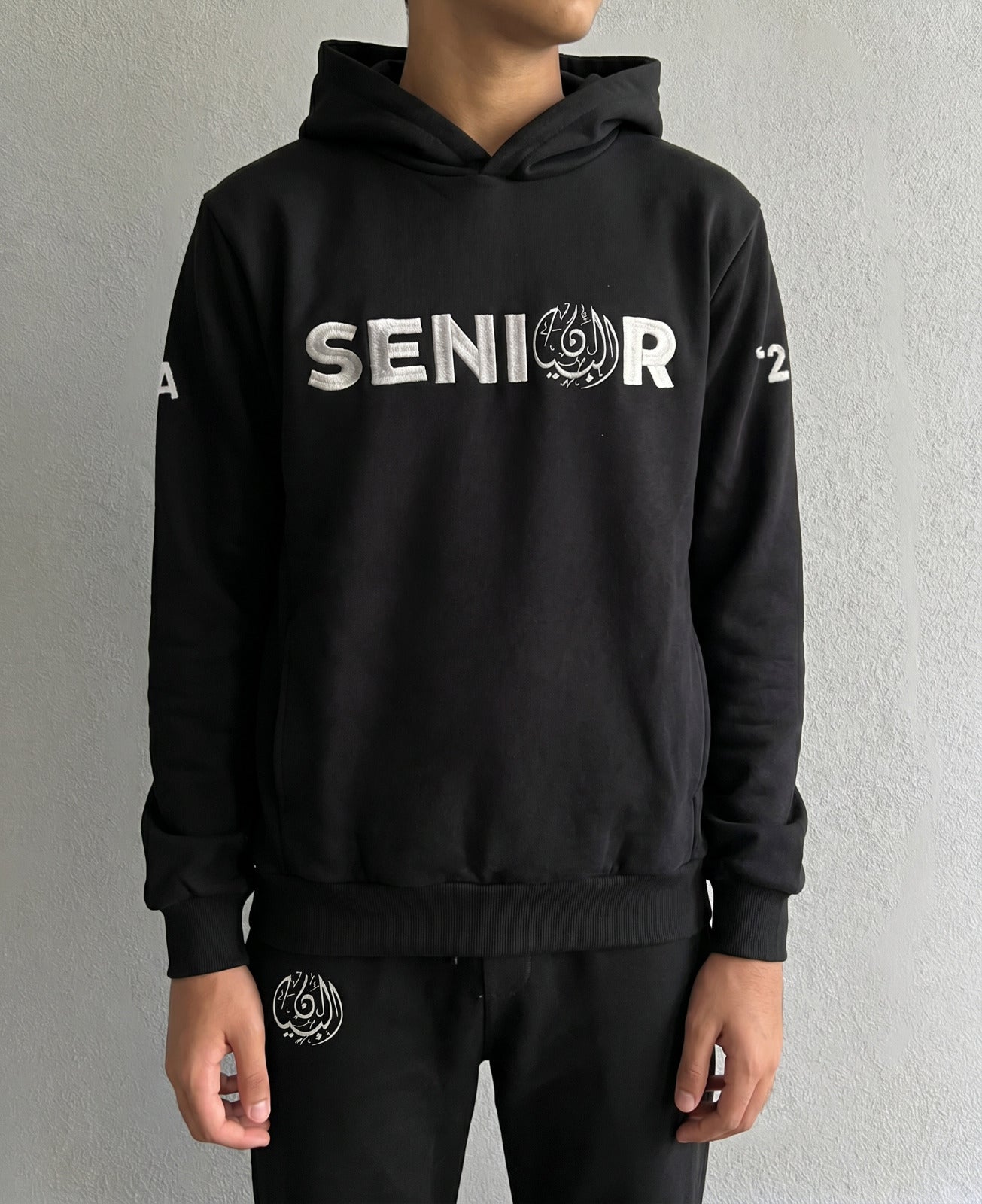 BIS Senior Black Hoodie For Men