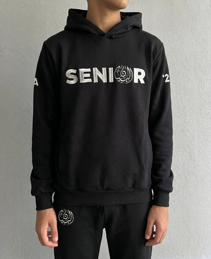 BIS Senior Black Hoodie For Men