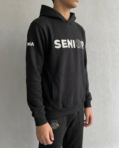 BIS Senior Black Hoodie For Men