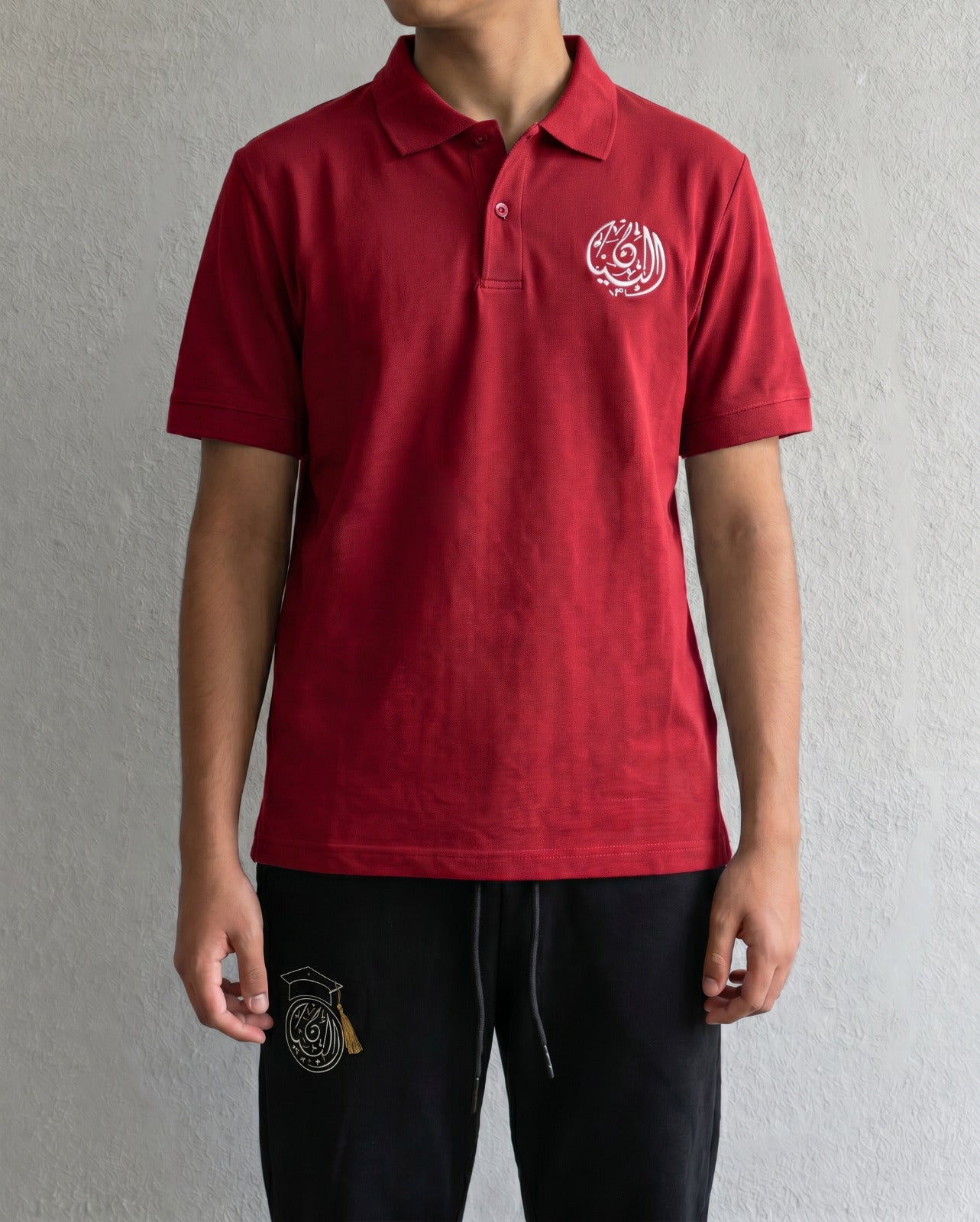 BIS Senior Red Polo PE T-Shirt For Men