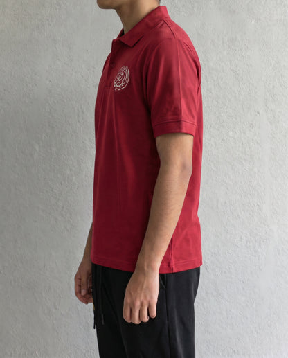 BIS Senior Red Polo PE T-Shirt For Men