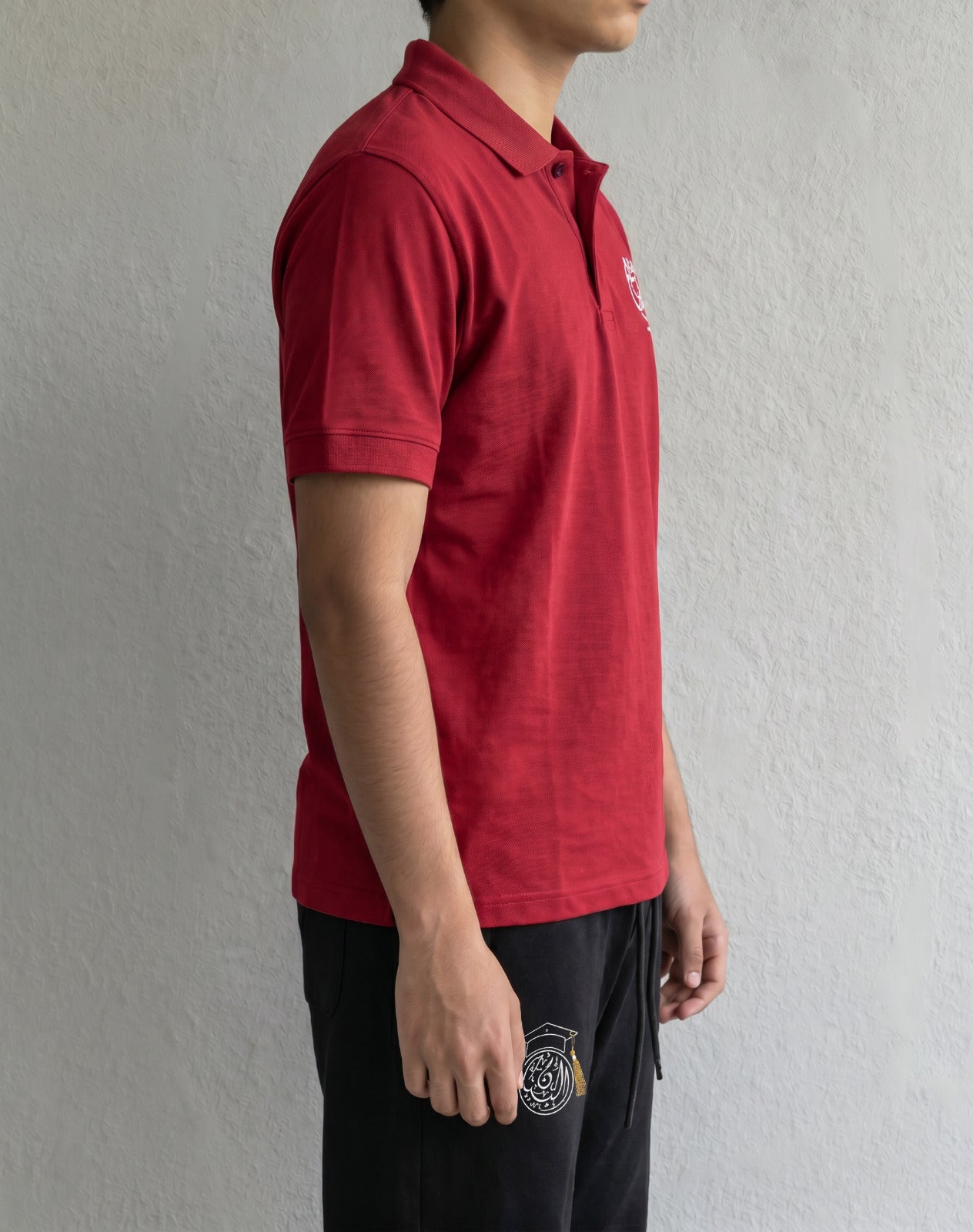 BIS Senior Red Polo PE T-Shirt For Men