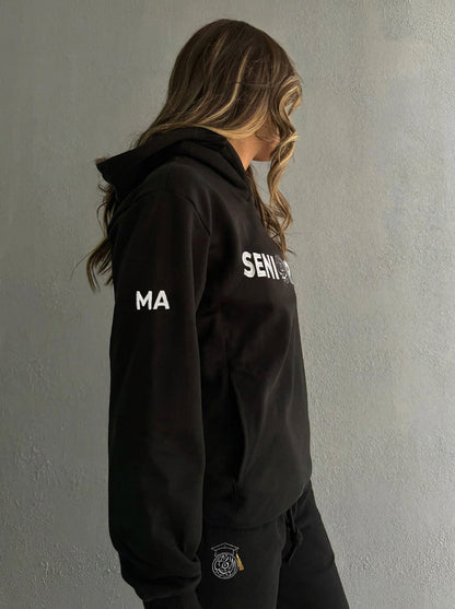 BIS Senior Black Hoodie For Women