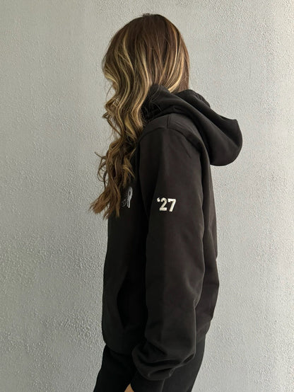 BIS Senior Black Hoodie For Women