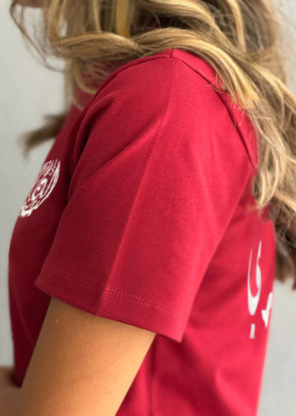 BIS Senior Red T-Shirt For Women