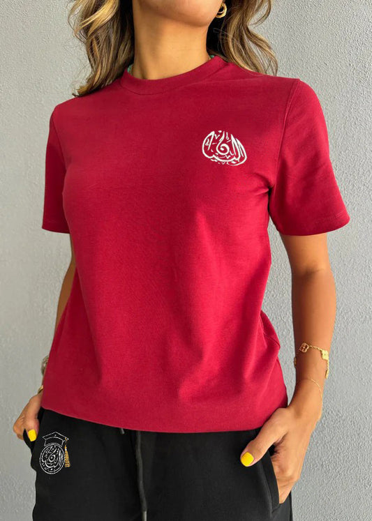 BIS Senior Red T-Shirt For Women