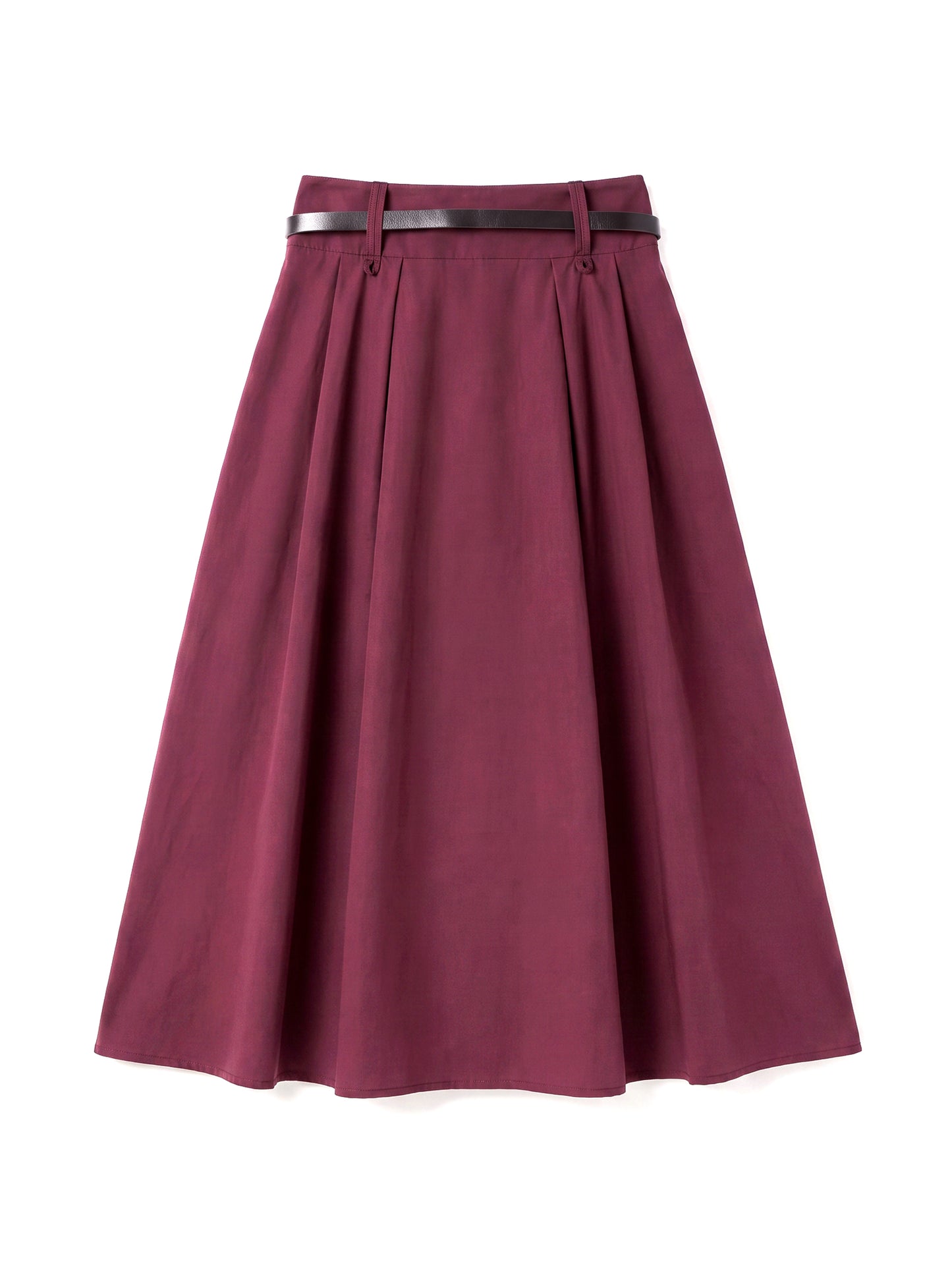 8313 Burgundy Red Skirt For Women