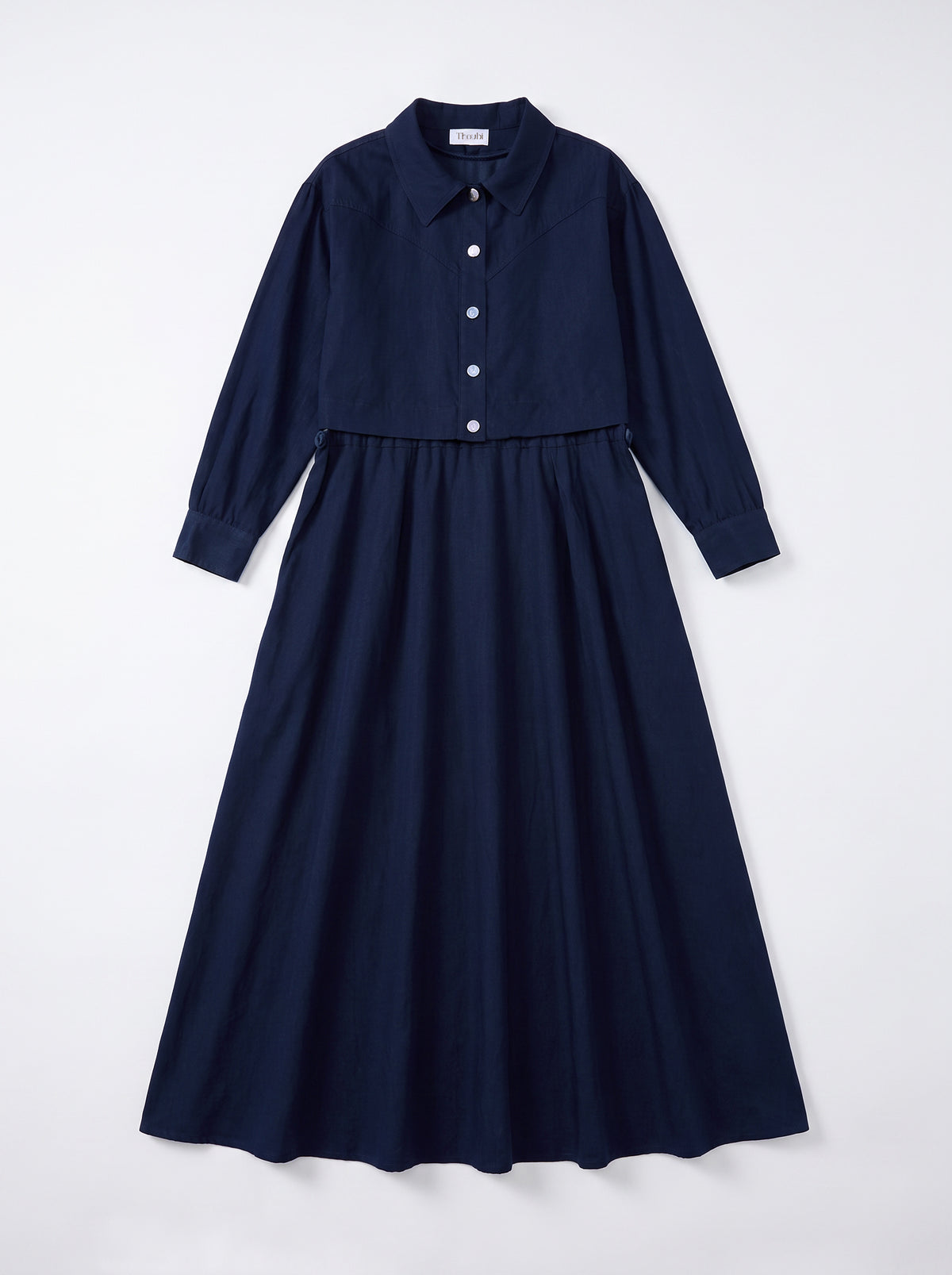 8199 Navy Jacket And Skirt Set For Women