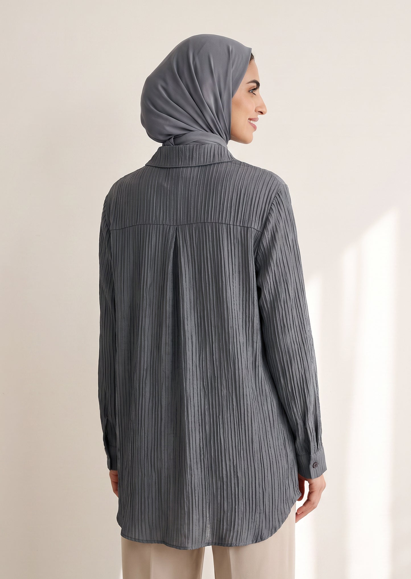 8321 Dark Grey Shirt For Women