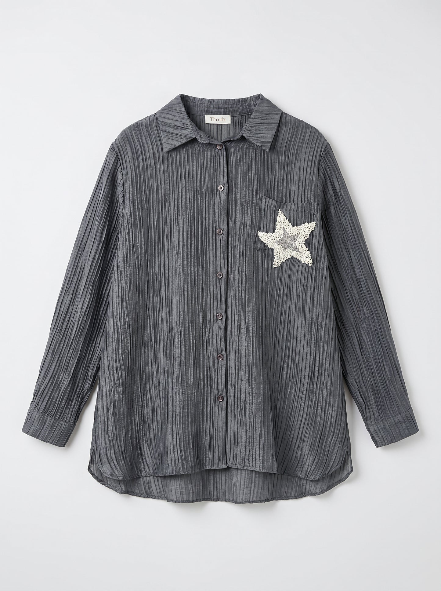 8321 Dark Grey Shirt For Women