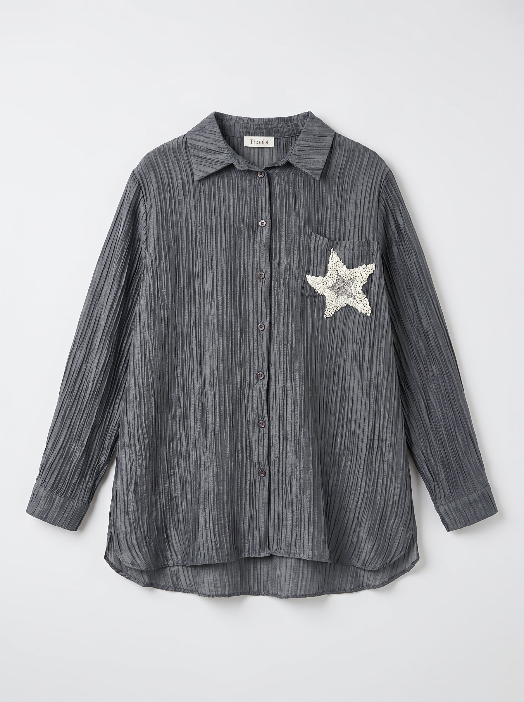 8321 Dark Grey Shirt For Women