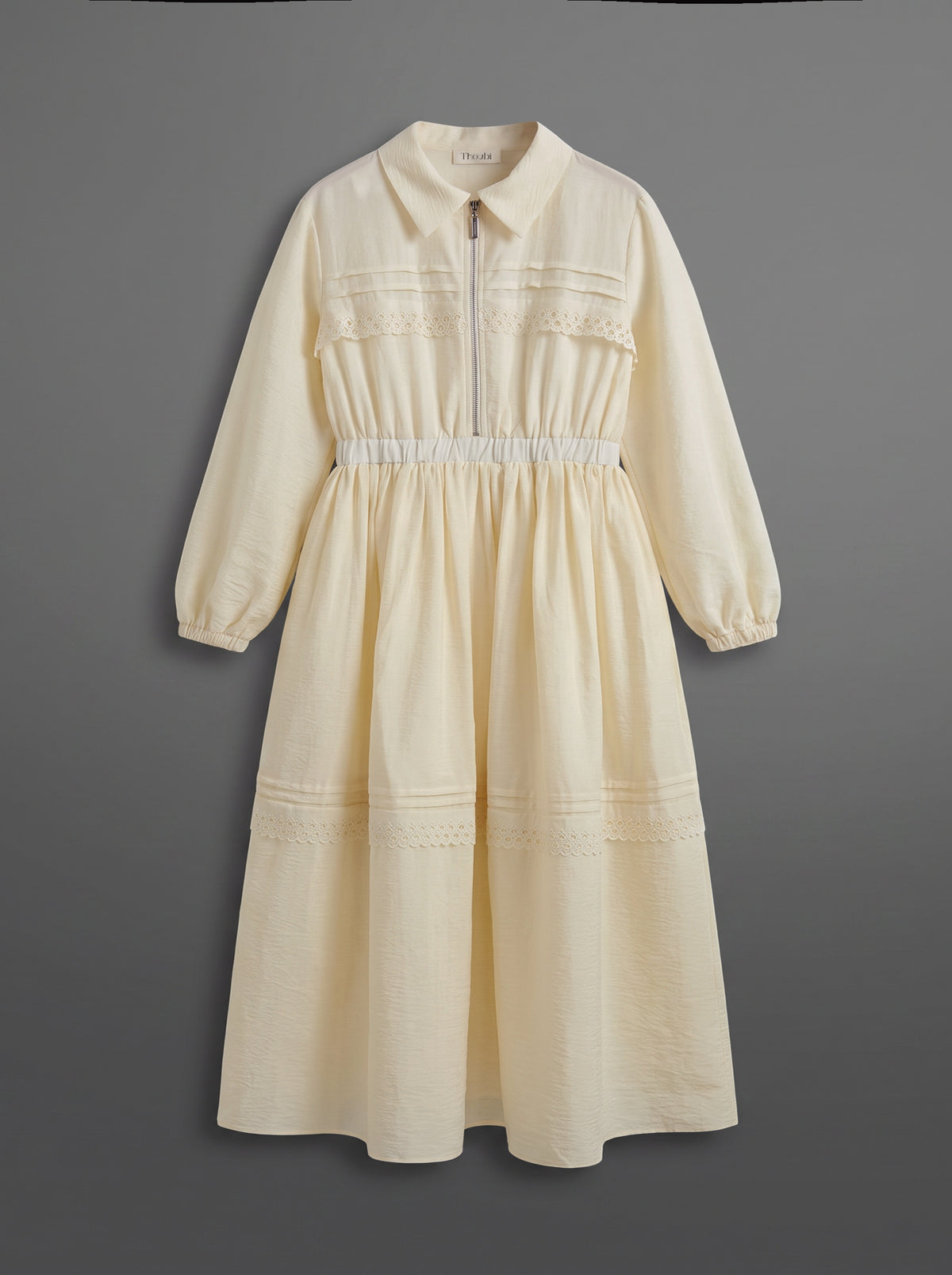 8219 Light Beige Dress For Women