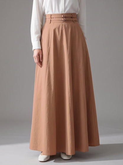 8327 Beige Skirt For Women