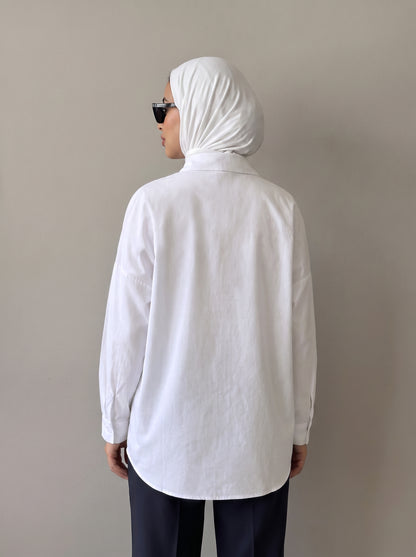 8323 White Shirt For Women