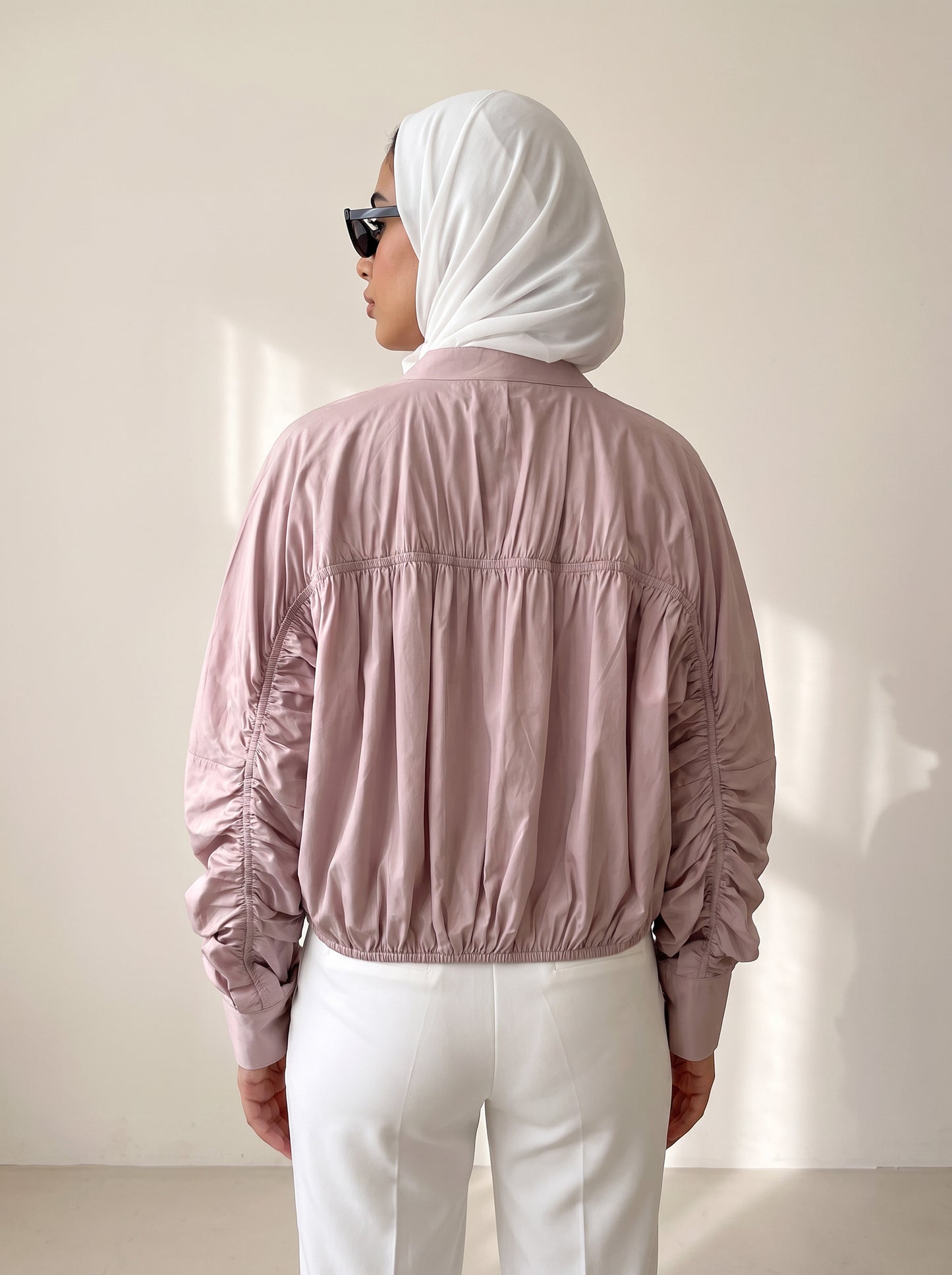 8256 Light Pink Jacket Top For Women
