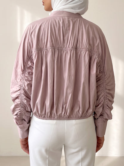 8256 Light Pink Jacket Top For Women