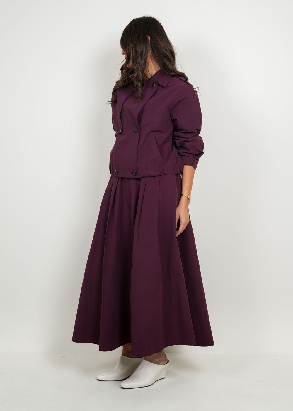 8046 Multi-Color Jacket Set For Women