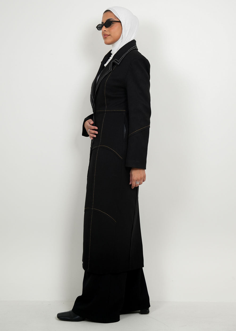 7946 Black Coat For Women