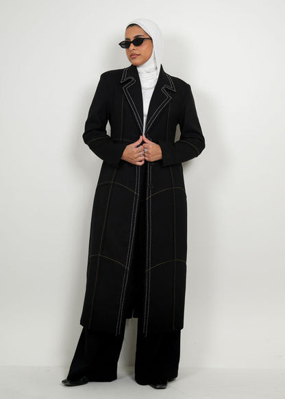 7946 Black Coat For Women