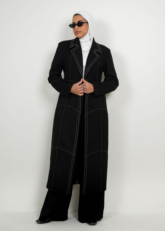 7946 Black Coat For Women