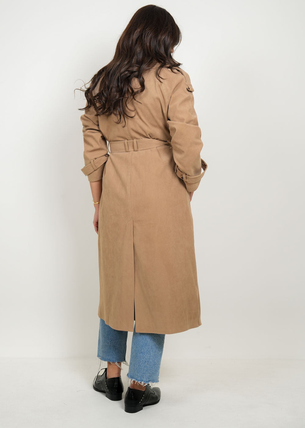 8050 Brown Trench Coat For Women
