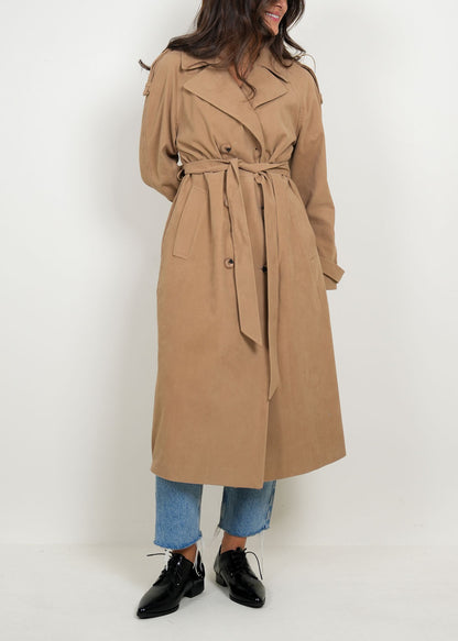8050 Brown Trench Coat For Women