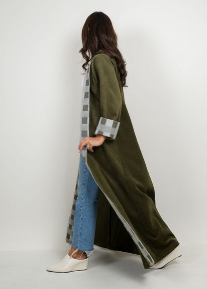 8045 Multi-Color Bisht Furwa For Women