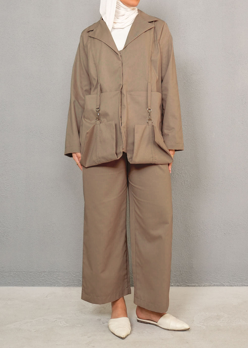7849 Brown Set For Women