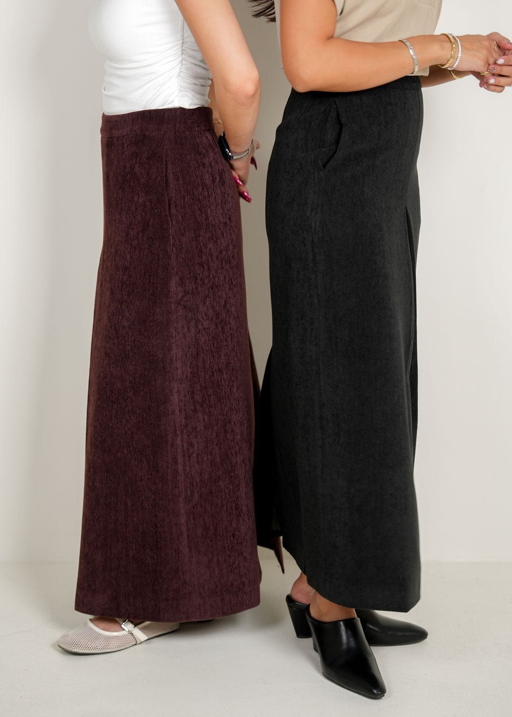 7727 Black Skirt For Women