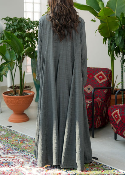 طقم دارا 8072 فضي رمادي للنساء