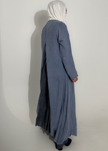 7720 Nova Dark Grey Pleated Dress For Women