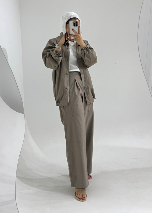 Nova Etoup Bomber Jacket With Trouser
