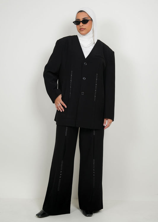 8024 Black Set For Women