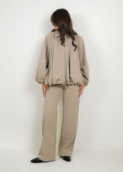 8037 Beige Set For Women