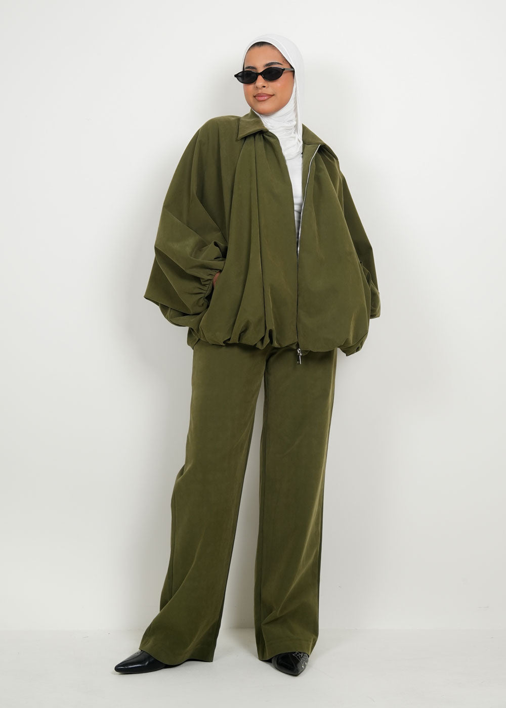 8037 Olive Set For Women