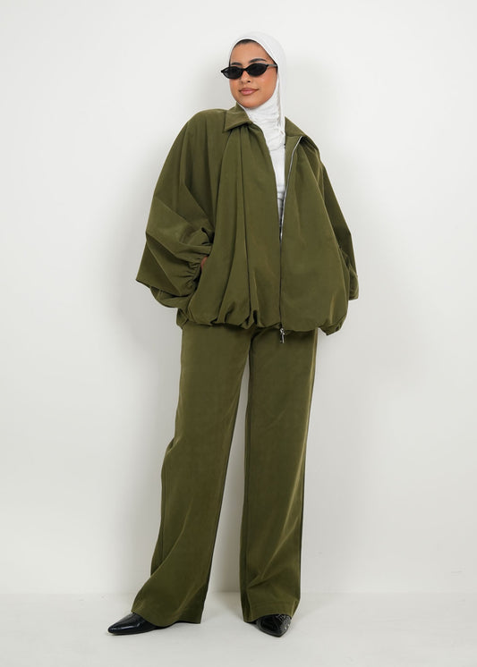 8037 Olive Set For Women