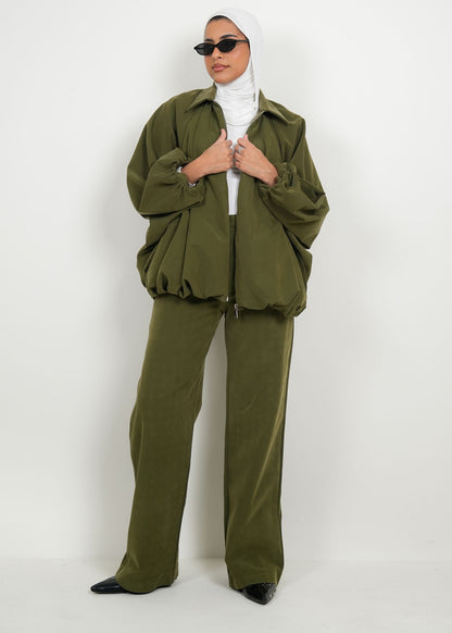 8037 Olive Set For Women