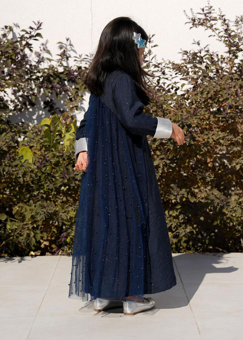 7756 Navy Blue Daraa For Girls