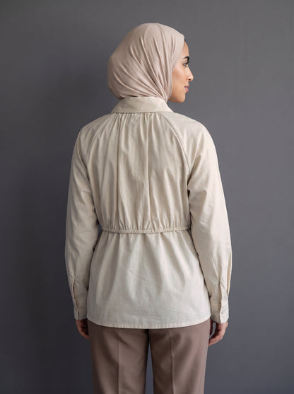 8286 Light Beige Shirt For Women