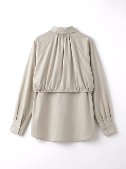 8286 Light Beige Shirt For Women