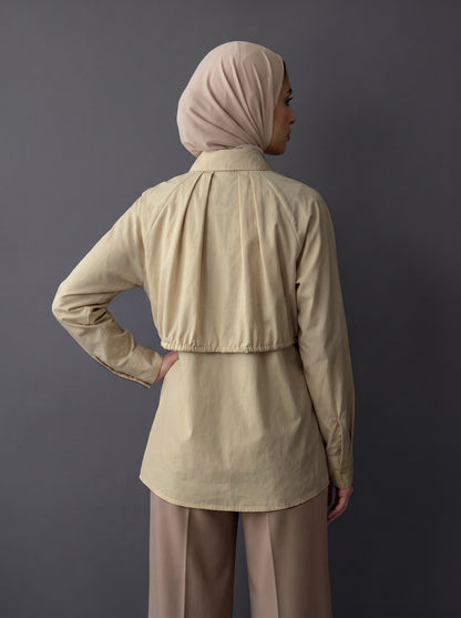 8286 Beige Shirt For Women